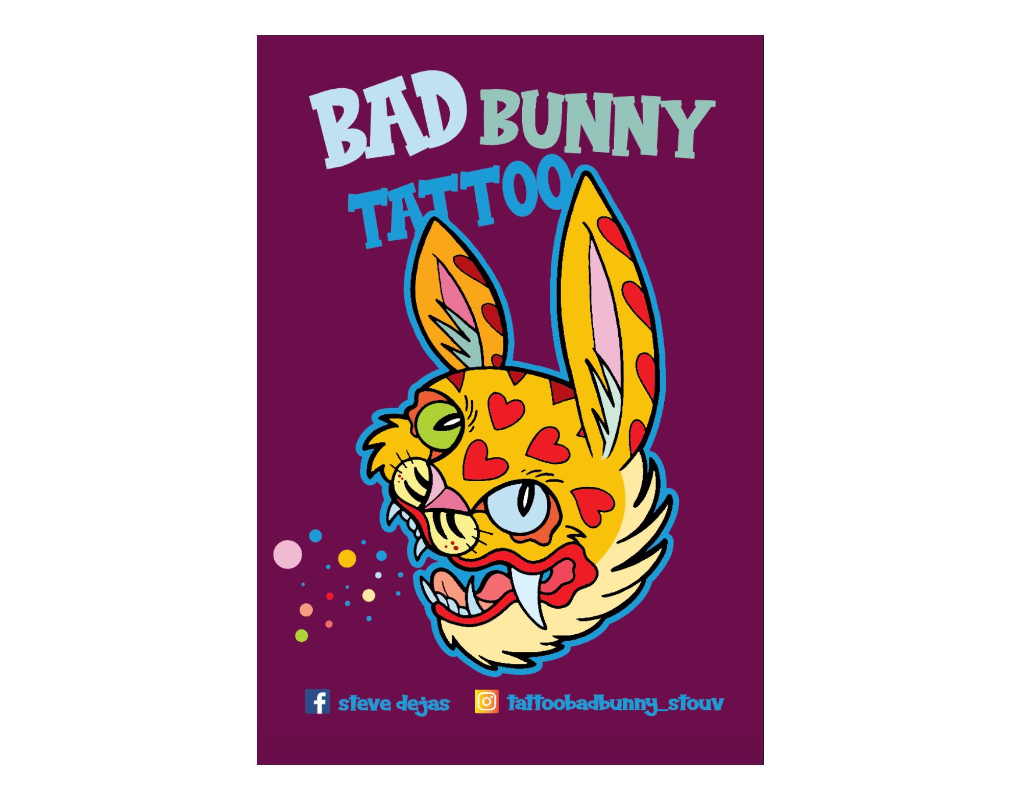 Logo Bad Bunny Tattoo